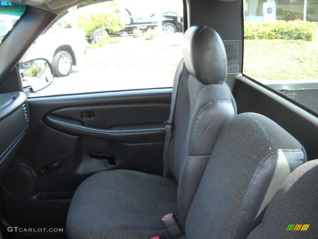 2000 Silverado 1500 Regular Cab 4x4 - Light Pewter Metallic / Graphite photo #11