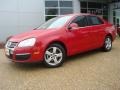 2008 Salsa Red Volkswagen Jetta SE Sedan  photo #2