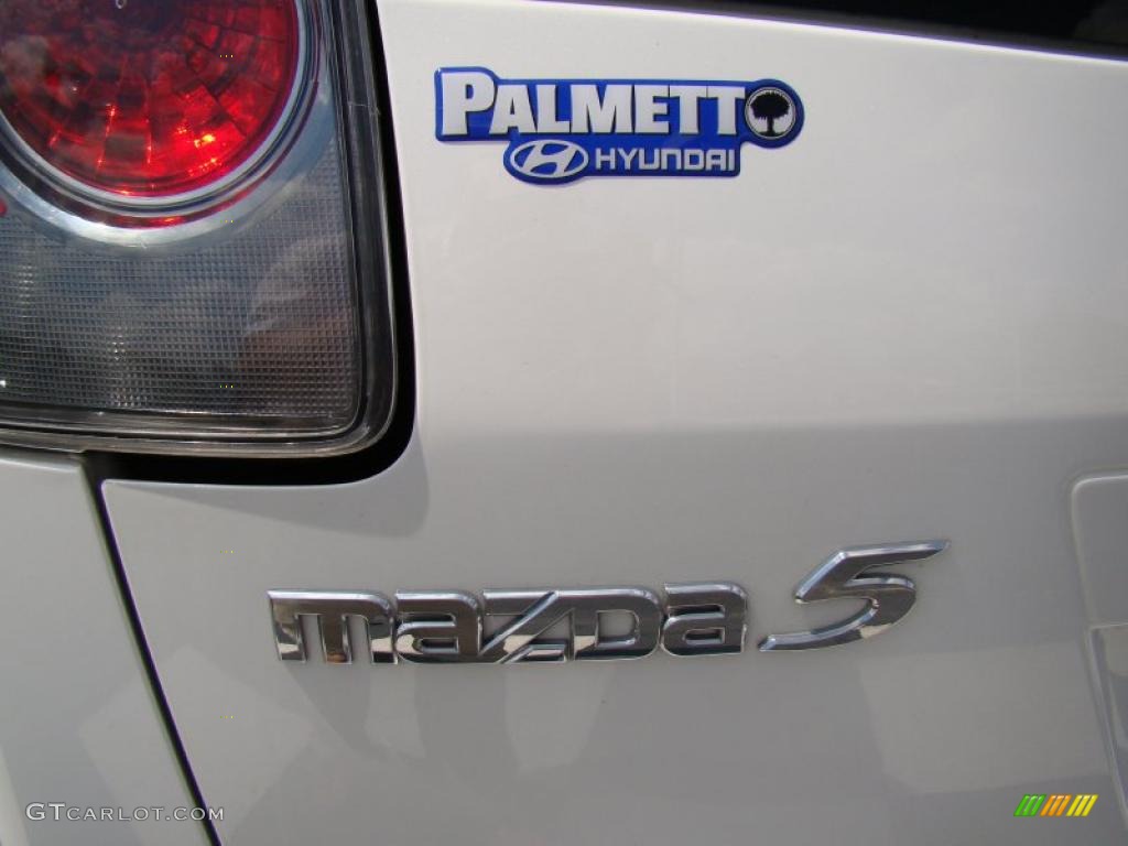 2007 MAZDA5 Sport - Whitewater Pearl Mica / Black photo #41