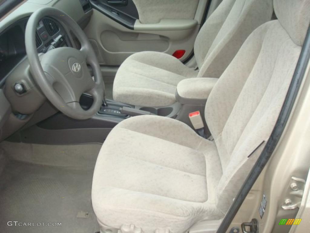 2006 Elantra GLS Sedan - Champagne Beige / Beige photo #9