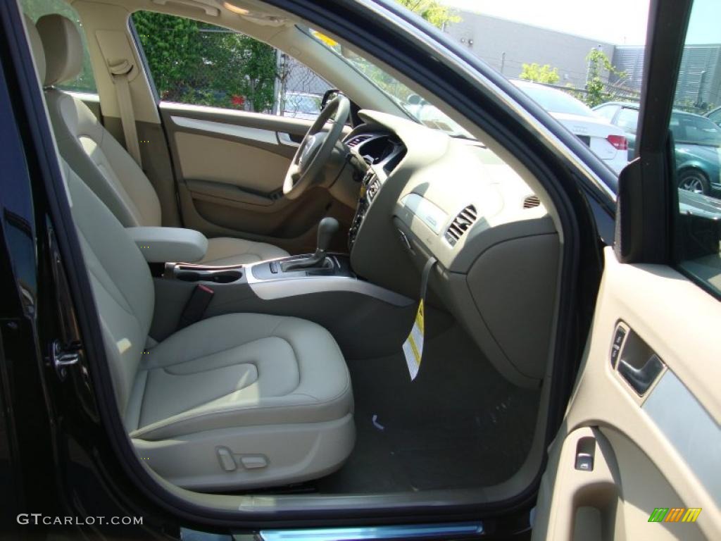 Beige Interior 2010 Audi A4 2.0T quattro Sedan Photo #28958333