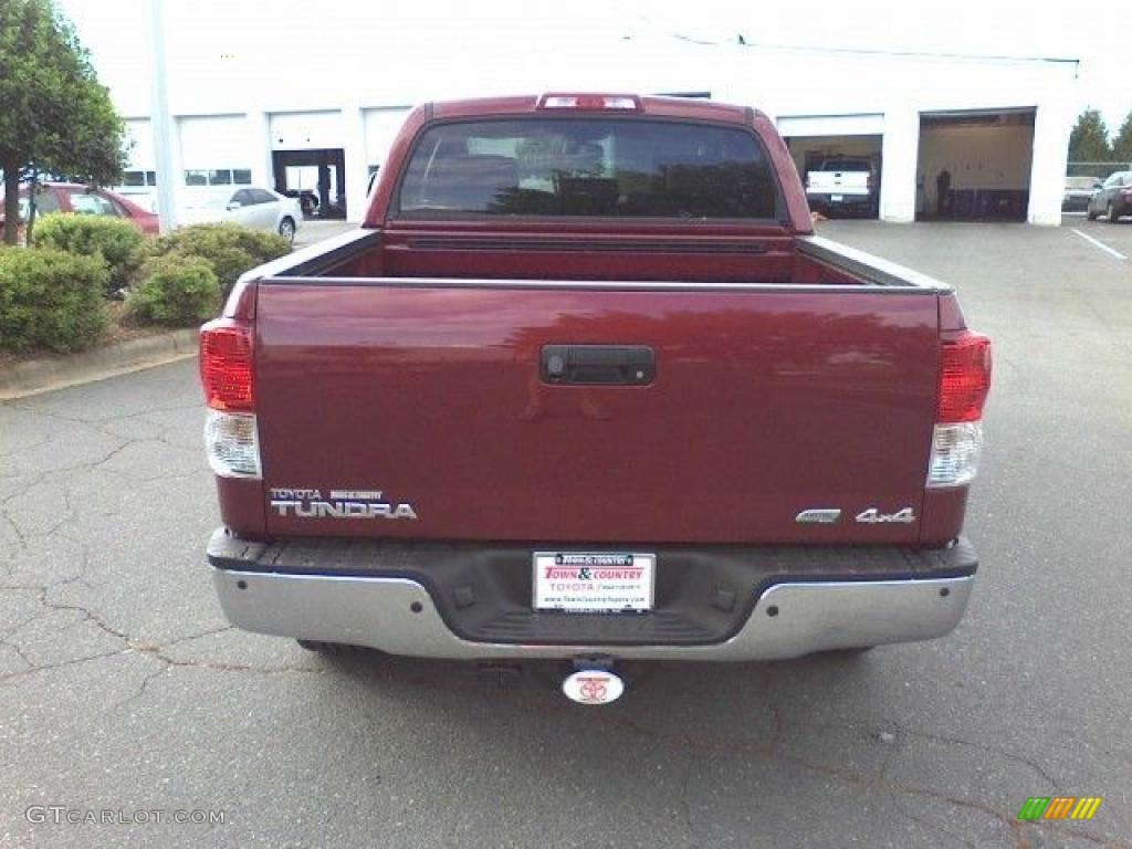 2010 Tundra Platinum CrewMax 4x4 - Salsa Red Pearl / Black photo #4