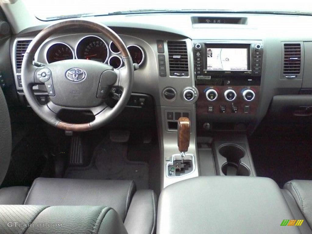 2010 Tundra Platinum CrewMax 4x4 - Salsa Red Pearl / Black photo #5