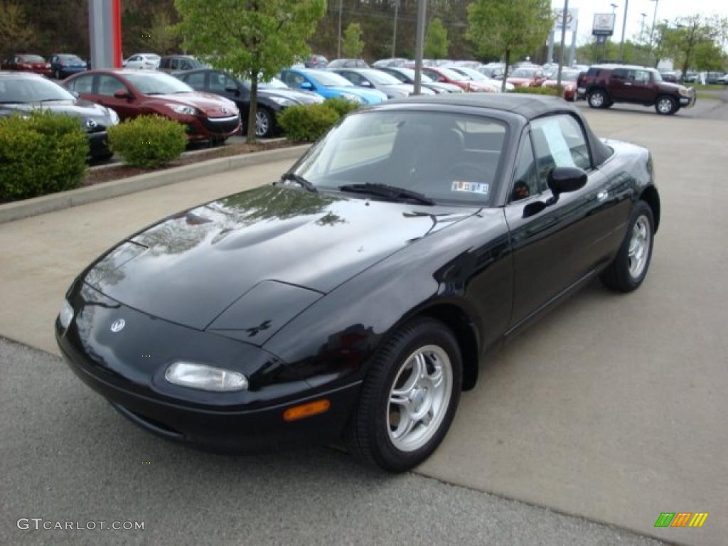 1997 MX-5 Miata Roadster - Brilliant Black / Black photo #5