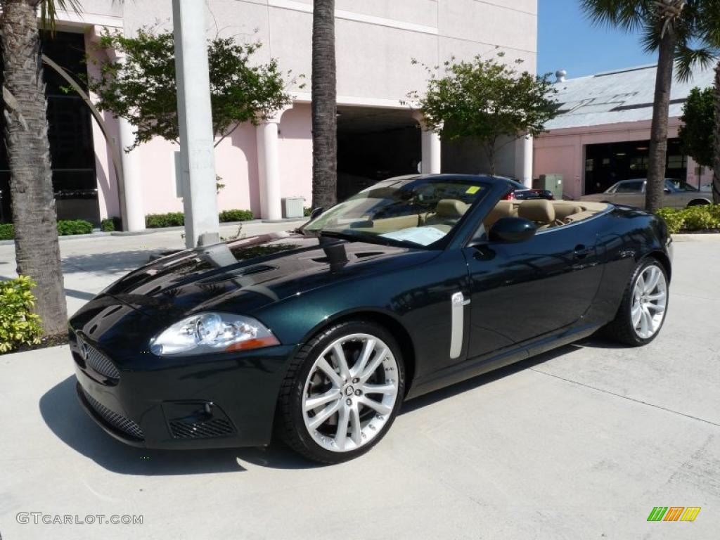 2008 XK XKR Convertible - Botanical Green / Caramel photo #1