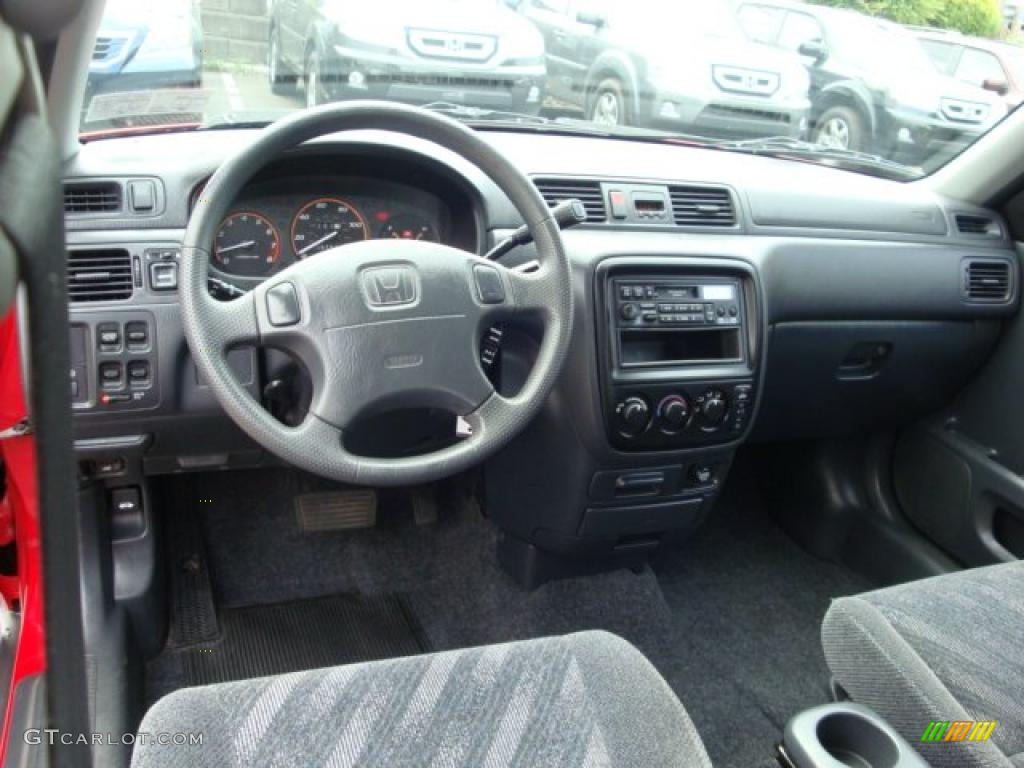 2001 CR-V LX 4WD - Milano Red / Dark Gray photo #10