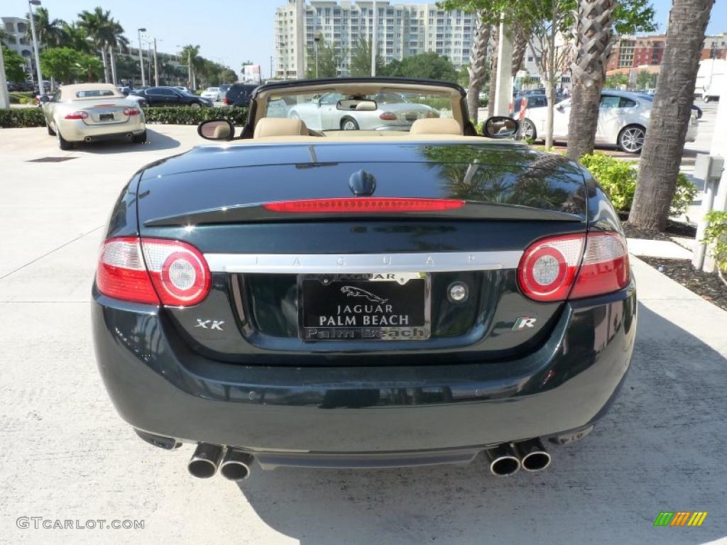 2008 XK XKR Convertible - Botanical Green / Caramel photo #5