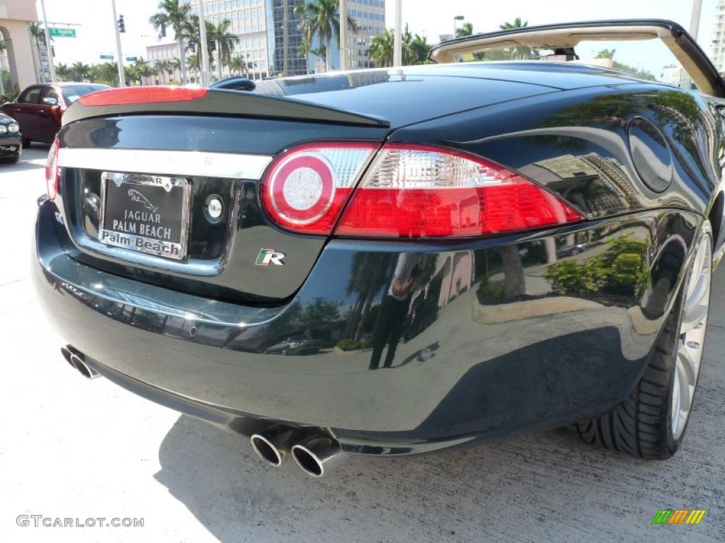 2008 XK XKR Convertible - Botanical Green / Caramel photo #7