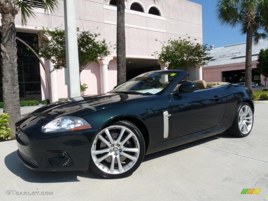2008 XK XKR Convertible - Botanical Green / Caramel photo #10