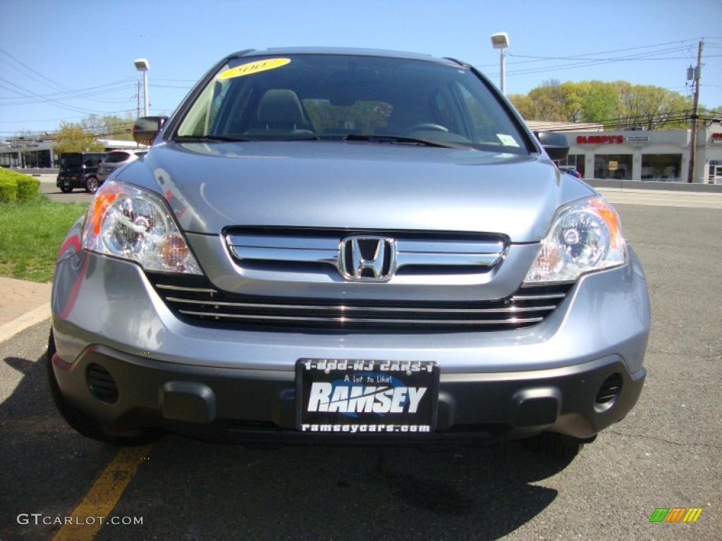 2007 CR-V EX 4WD - Glacier Blue Metallic / Gray photo #2