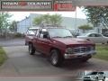 1991 Red Pearl Metallic Nissan Hardbody Truck Regular Cab  photo #1