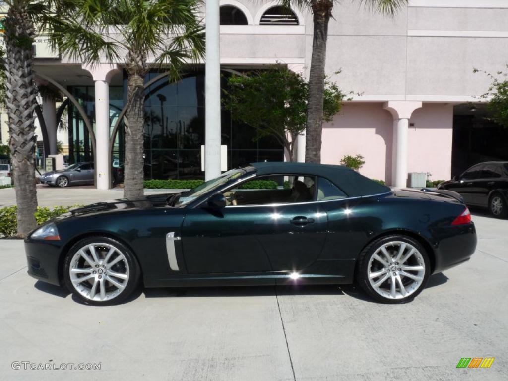 2008 XK XKR Convertible - Botanical Green / Caramel photo #12