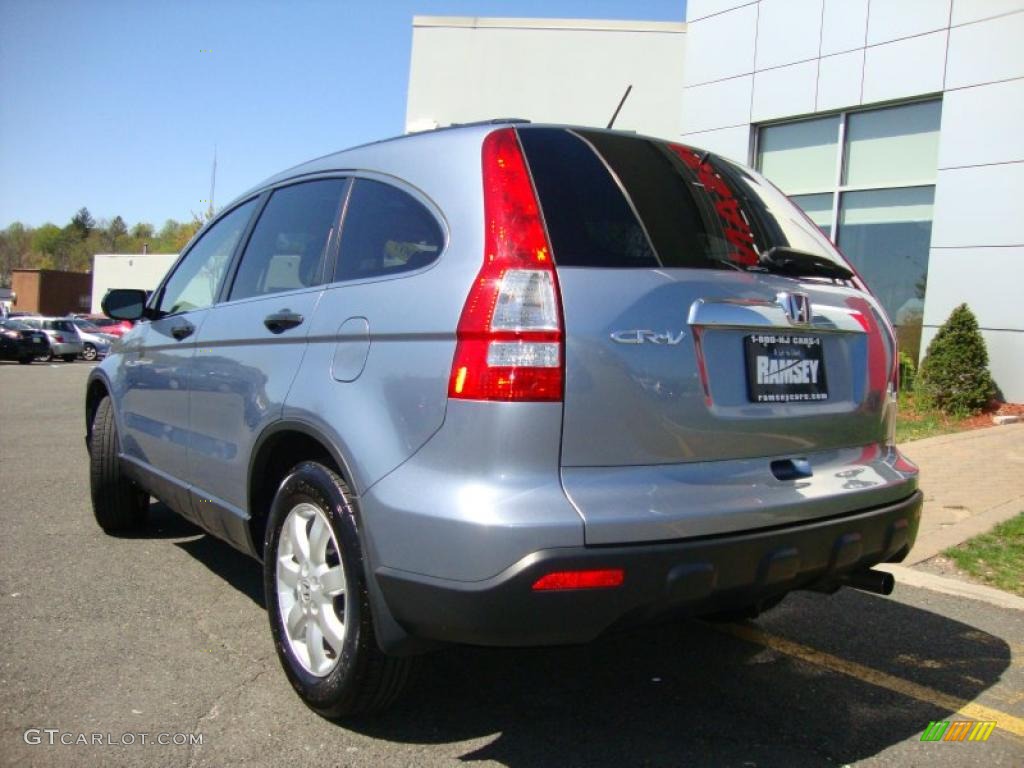 2007 CR-V EX 4WD - Glacier Blue Metallic / Gray photo #8