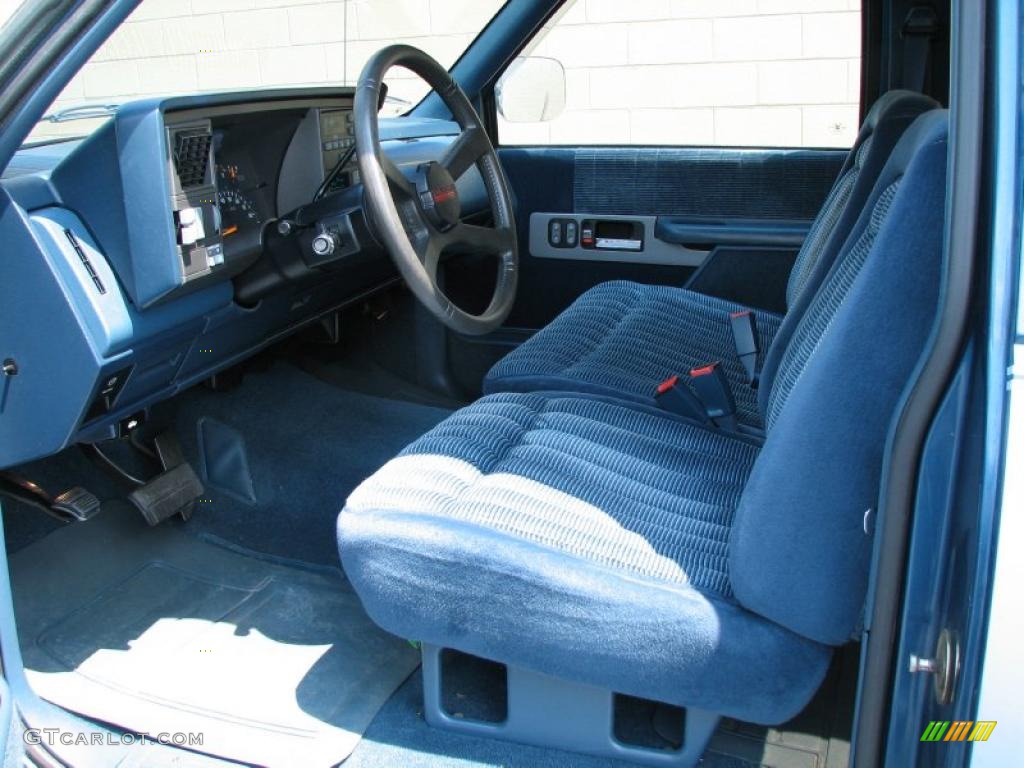 1991 C/K C1500 Extended Cab - Light French Blue Metallic / Blue photo #15