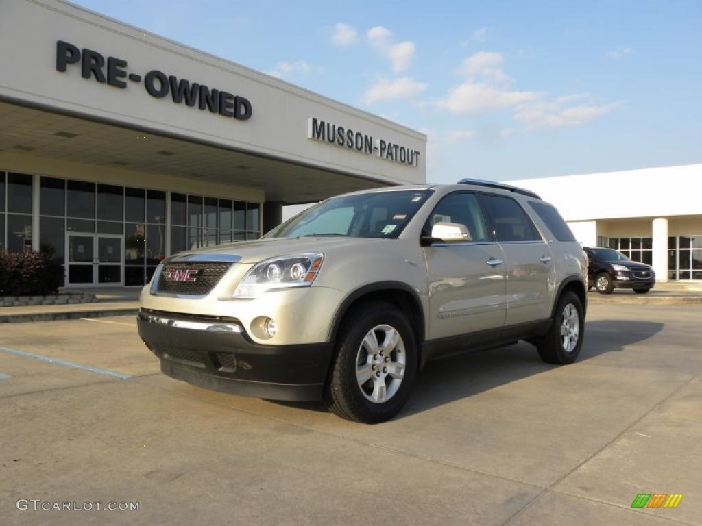 2007 Acadia SLT - Gold Mist Metallic / Ebony photo #1