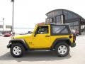 2008 Detonator Yellow Jeep Wrangler X 4x4  photo #1