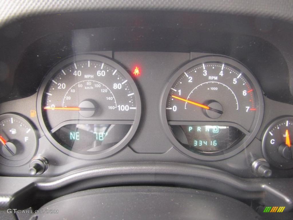 2008 Wrangler X 4x4 - Detonator Yellow / Dark Slate Gray/Medium Slate Gray photo #7