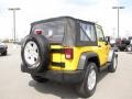 2008 Detonator Yellow Jeep Wrangler X 4x4  photo #10