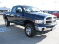 2003 Patriot Blue Pearl Dodge Ram 2500 SLT Quad Cab 4x4  photo #2