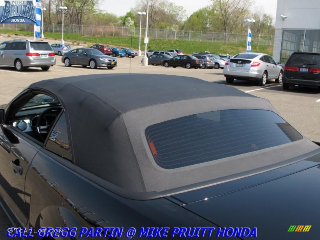 2008 Mustang GT Premium Convertible - Black / Dark Charcoal photo #13