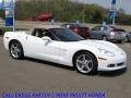 2007 Arctic White Chevrolet Corvette Convertible  photo #12