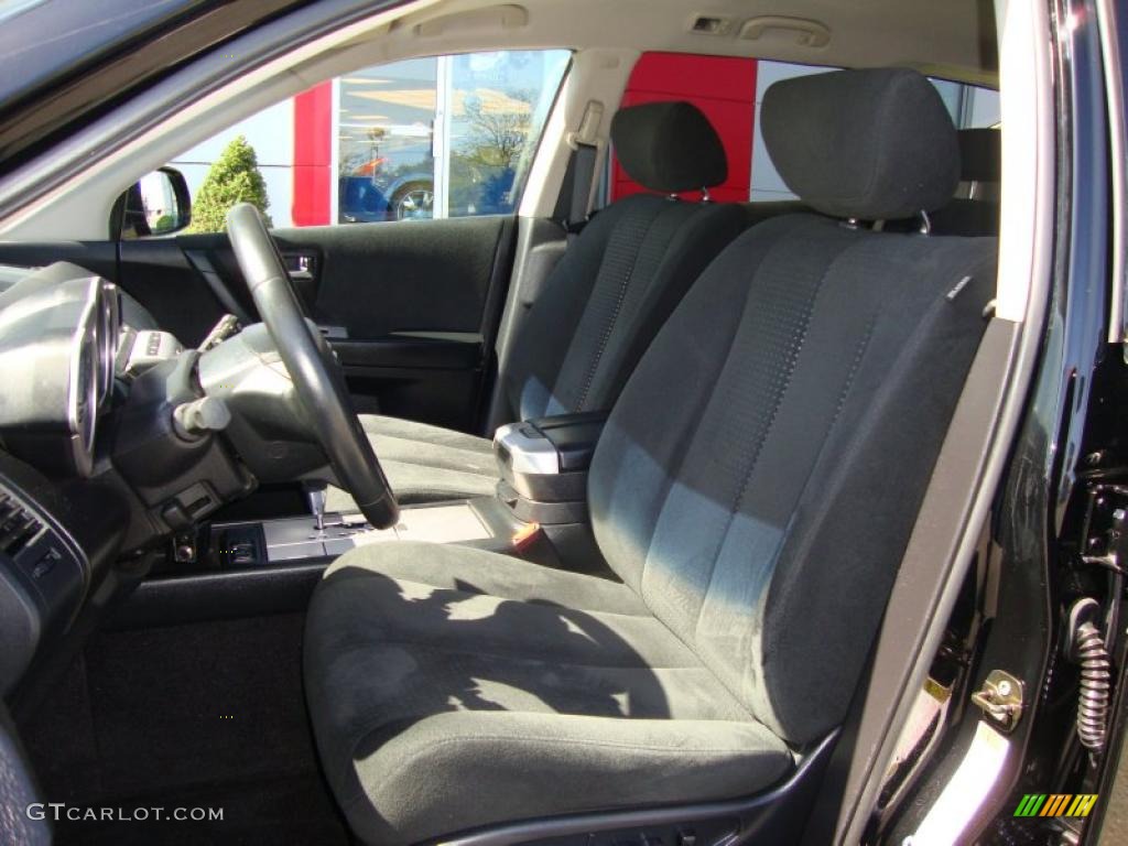 2007 Murano S AWD - Super Black / Charcoal photo #29