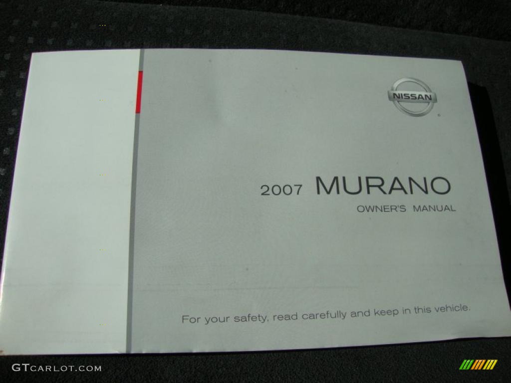 2007 Murano S AWD - Super Black / Charcoal photo #38