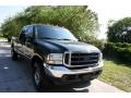 2004 Dark Green Satin Metallic Ford F250 Super Duty Lariat Crew Cab 4x4  photo #19