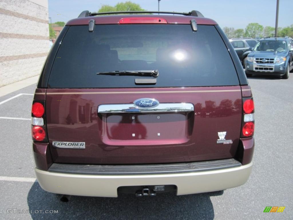 2006 Explorer Eddie Bauer 4x4 - Dark Cherry Metallic / Camel photo #9