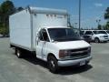 2002 Summit White Chevrolet Express Cutaway 3500 Commercial Moving Van  photo #3