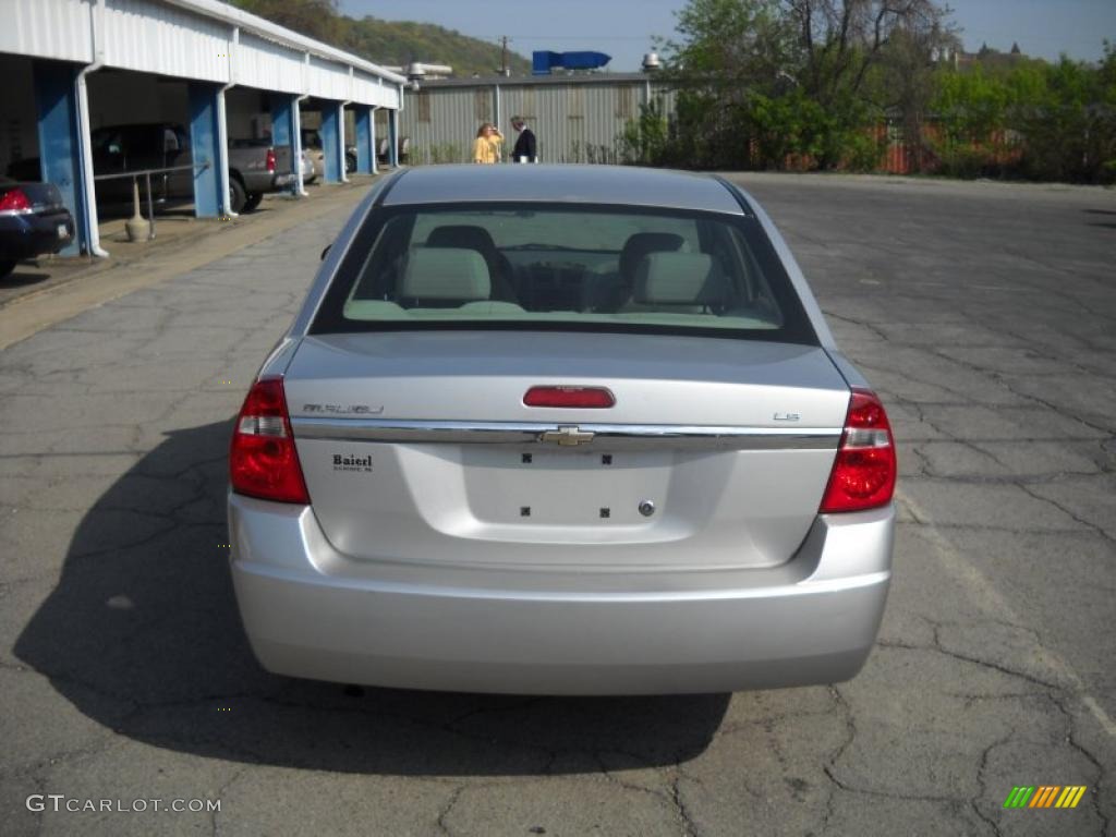 2006 Malibu LS Sedan - Silverstone Metallic / Titanium Gray photo #3