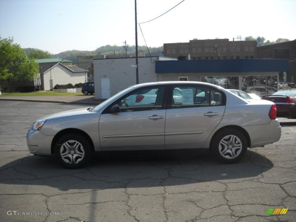 2006 Malibu LS Sedan - Silverstone Metallic / Titanium Gray photo #5