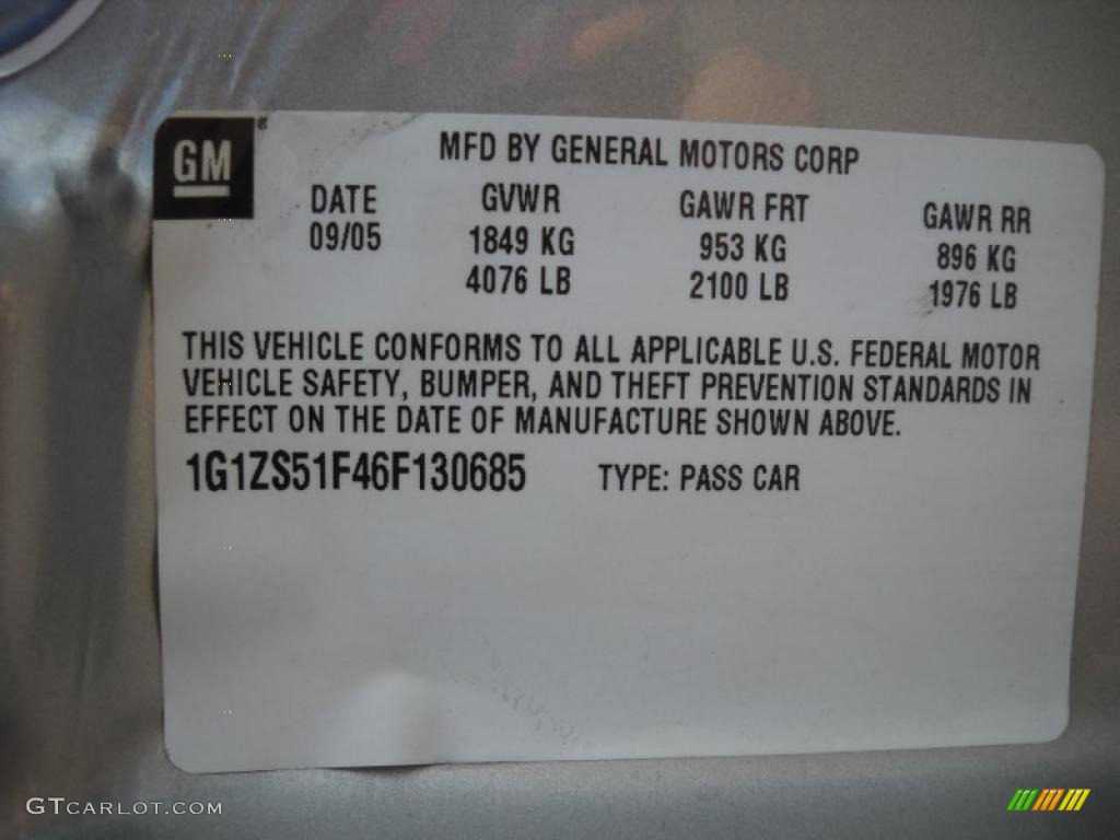 2006 Malibu LS Sedan - Silverstone Metallic / Titanium Gray photo #9
