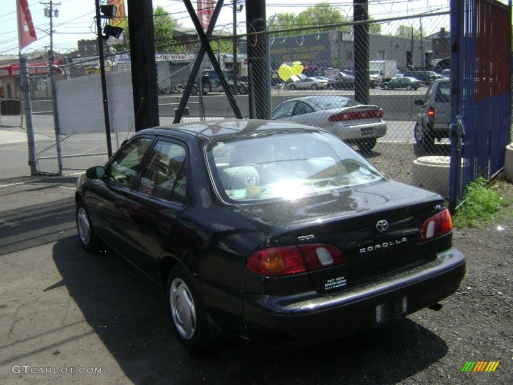 1999 Corolla VE - Satin Black Metallic / Pebble Beige photo #2