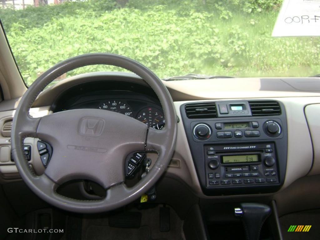2001 Accord EX V6 Sedan - Dark Emerald Pearl / Ivory photo #9