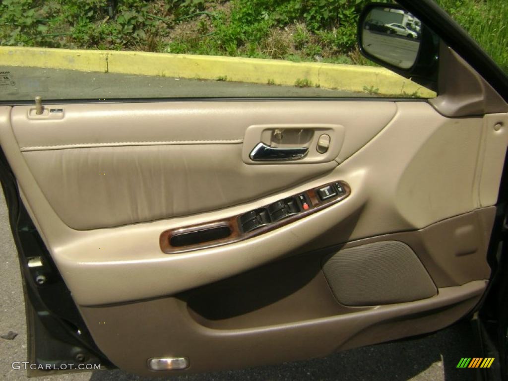 2001 Accord EX V6 Sedan - Dark Emerald Pearl / Ivory photo #15