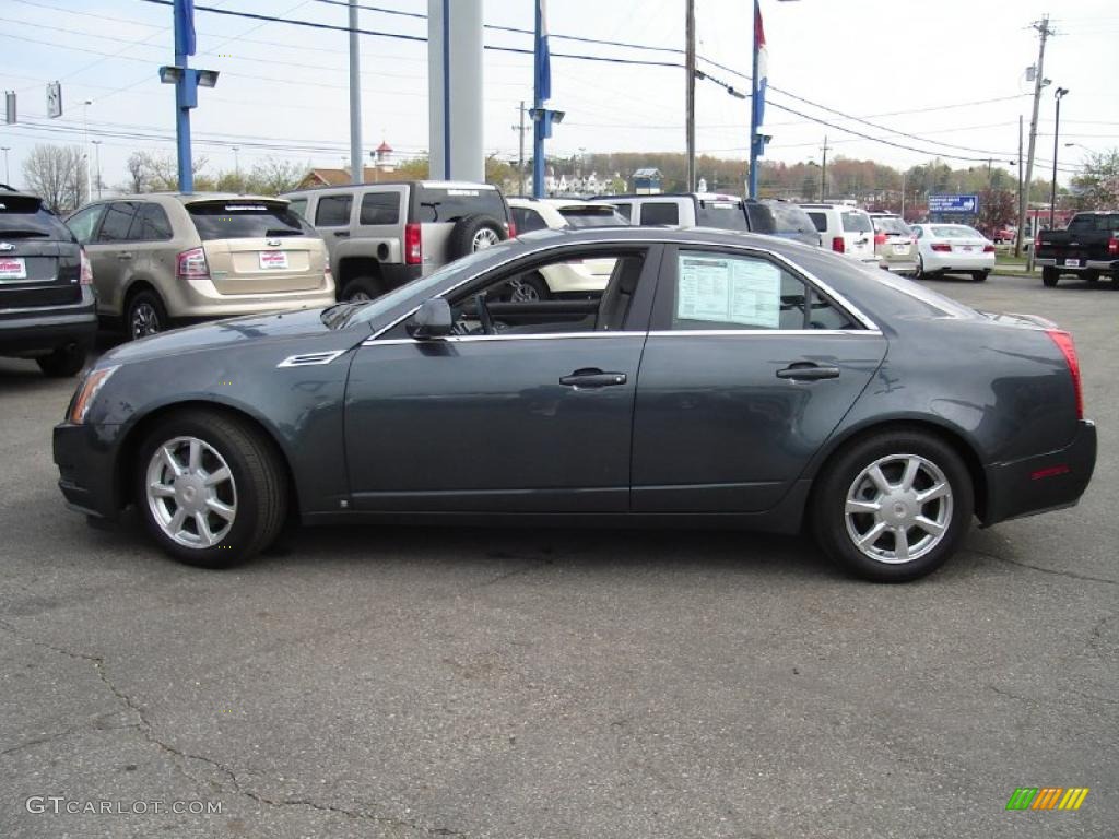 2009 CTS 4 AWD Sedan - Black Ice / Light Titanium/Ebony photo #2