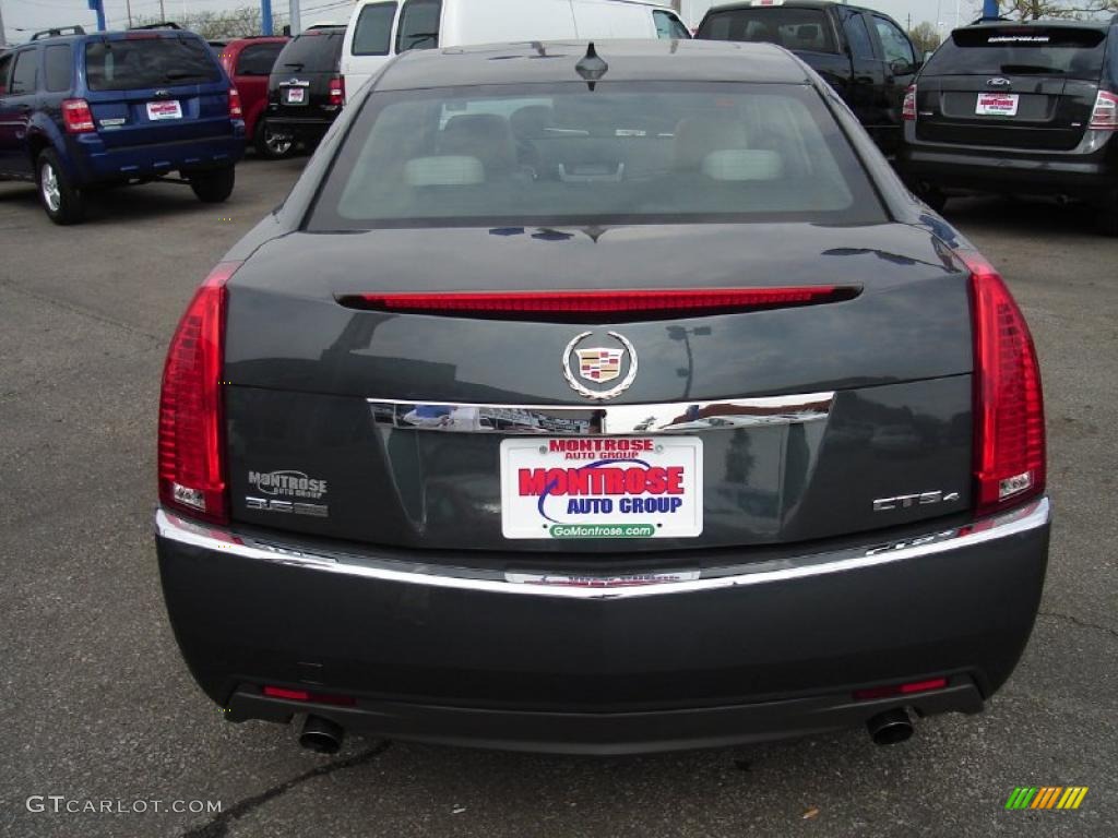 2009 CTS 4 AWD Sedan - Black Ice / Light Titanium/Ebony photo #4