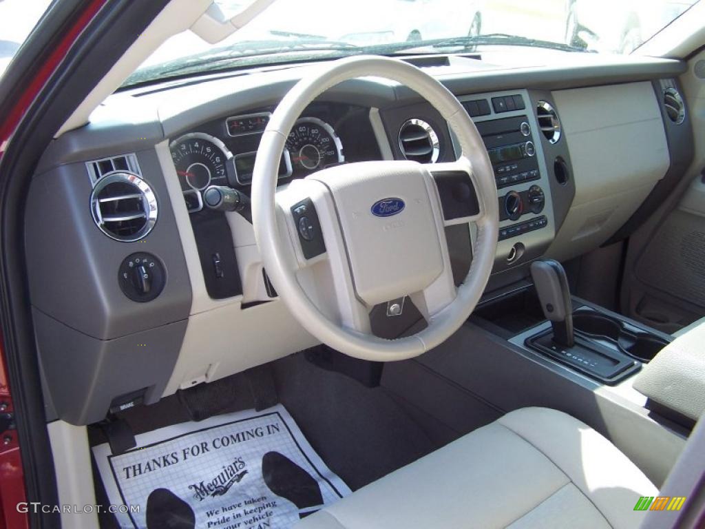 2009 Expedition EL XLT - Sangria Red Metallic / Stone photo #23