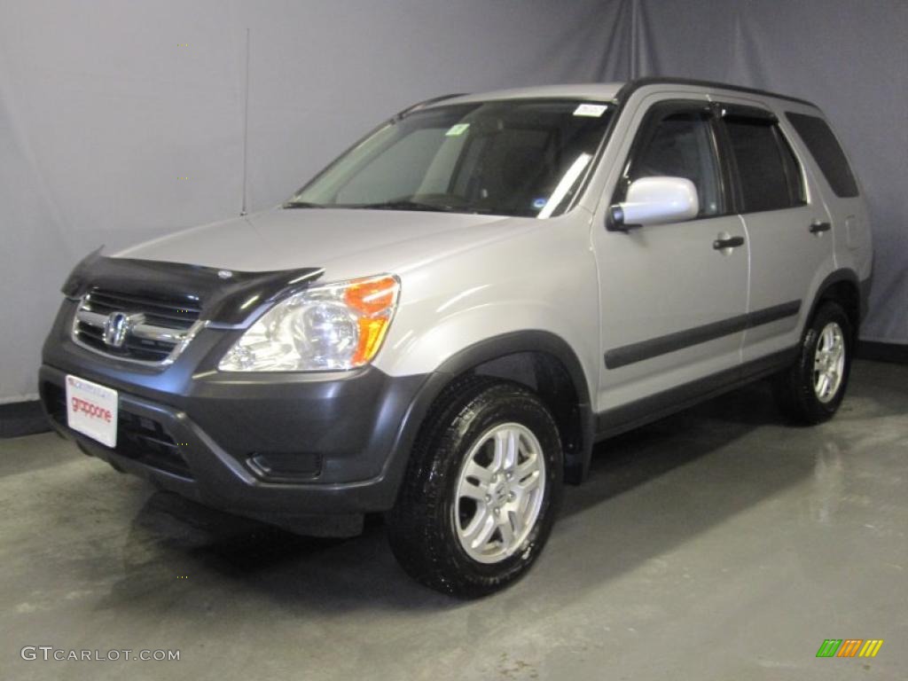 2004 CR-V EX 4WD - Satin Silver Metallic / Black photo #1