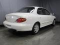 2000 Noble White Hyundai Elantra GLS Sedan  photo #3