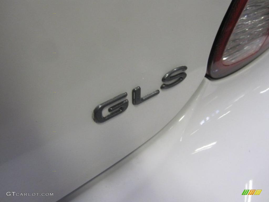 2000 Elantra GLS Sedan - Noble White / Gray photo #5