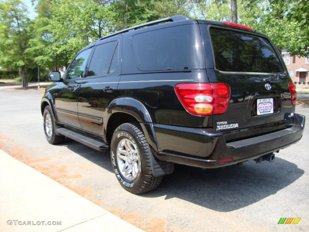 2004 Sequoia SR5 - Black / Oak photo #7