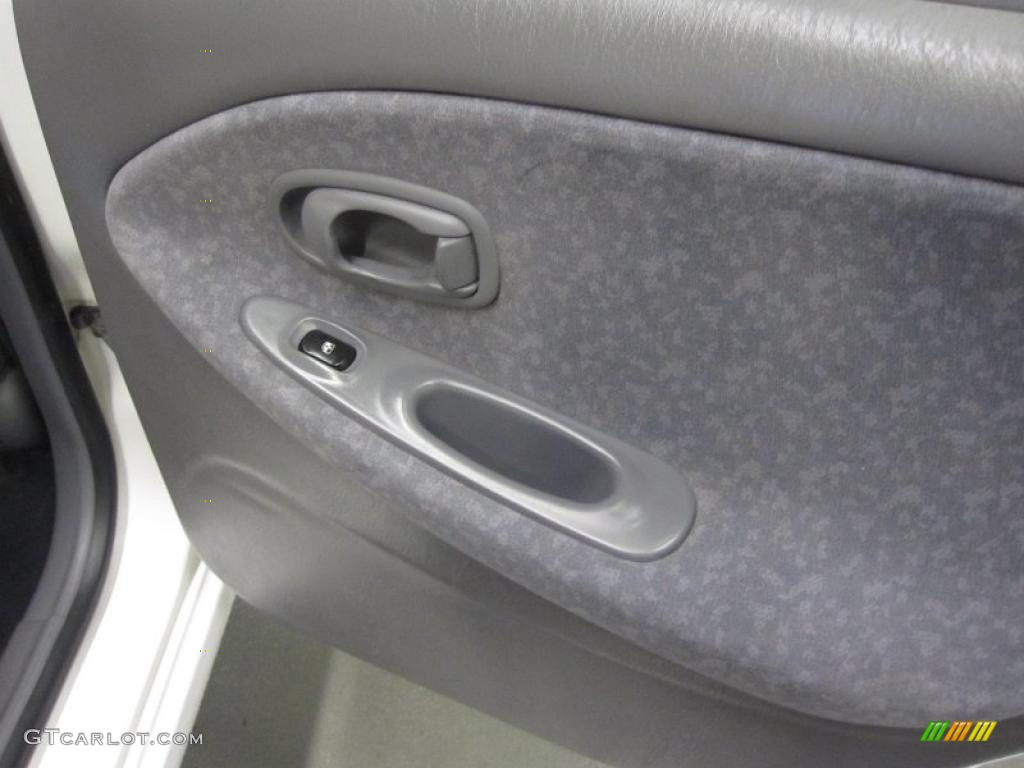 2000 Elantra GLS Sedan - Noble White / Gray photo #8