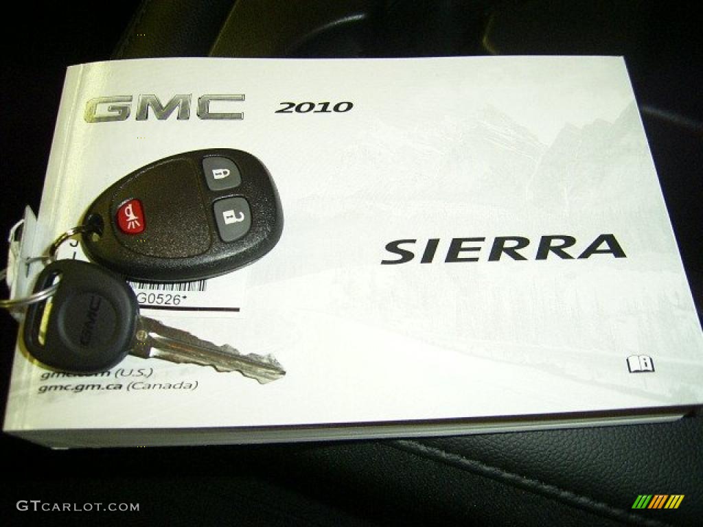 2010 Sierra 1500 Extended Cab - Midnight Blue Metallic / Dark Titanium photo #13