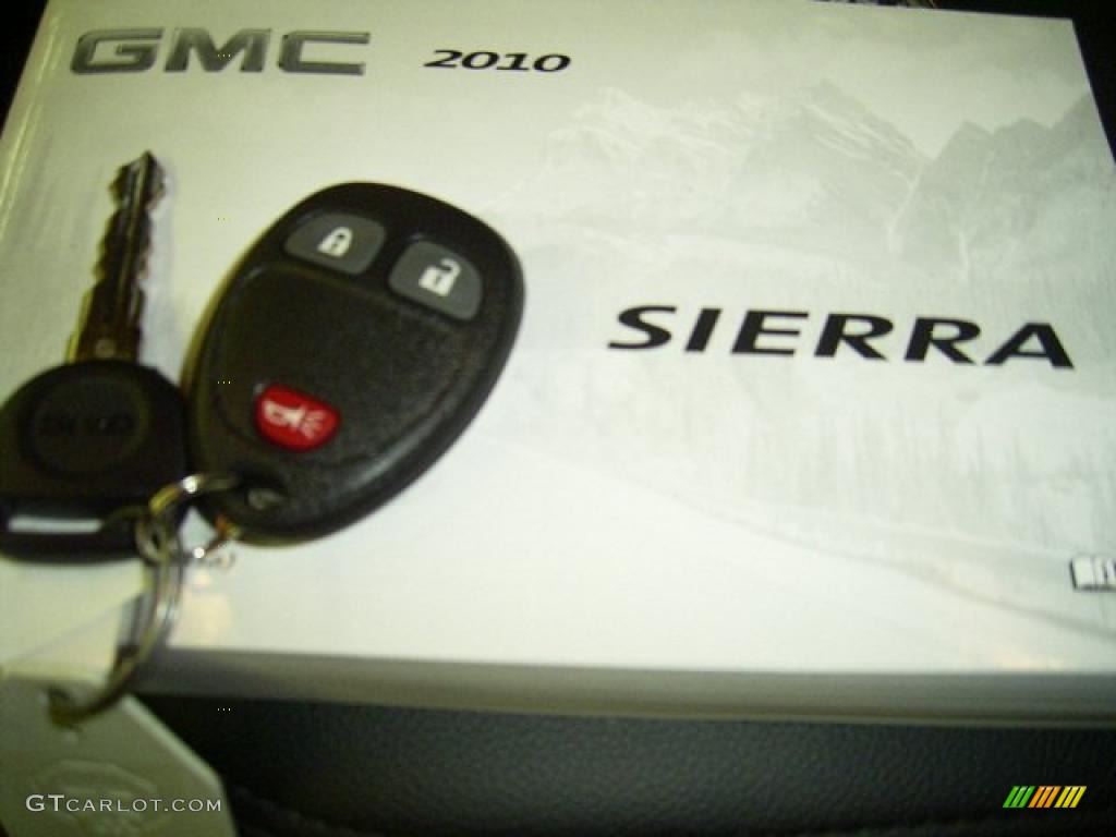 2010 Sierra 1500 SLE Extended Cab - Summit White / Ebony photo #14