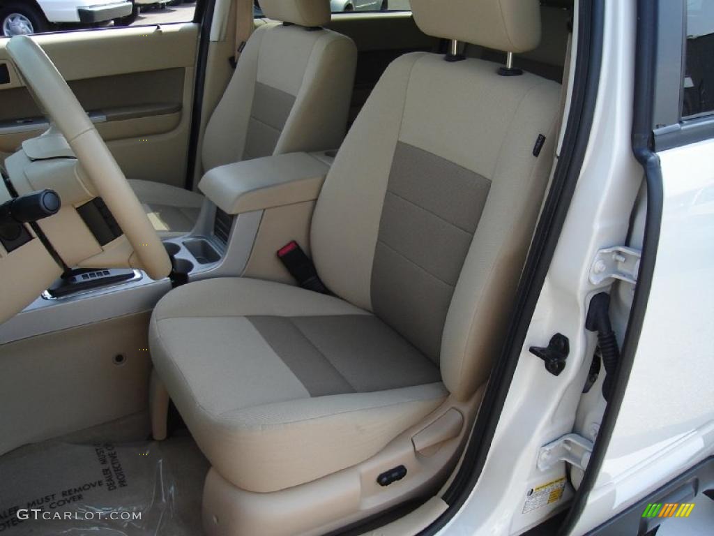2009 Escape XLT - Oxford White / Camel photo #13