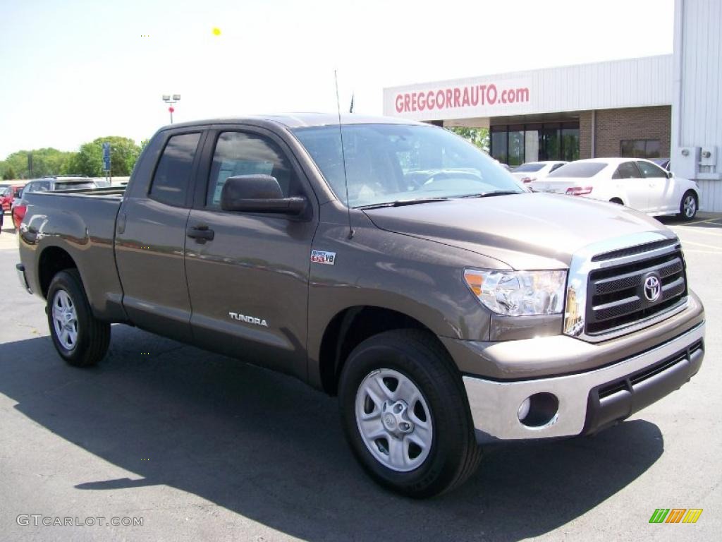 2010 Tundra Double Cab - Pyrite Brown Mica / Sand Beige photo #1