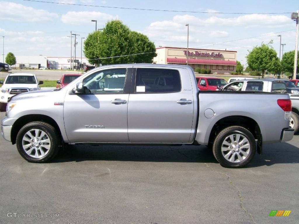 2010 Tundra Platinum CrewMax 4x4 - Silver Sky Metallic / Graphite Gray photo #4