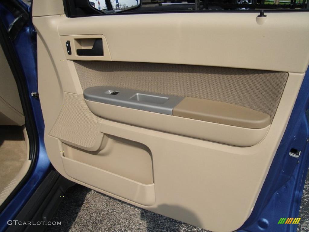 2009 Escape XLT V6 4WD - Sport Blue Metallic / Camel photo #19